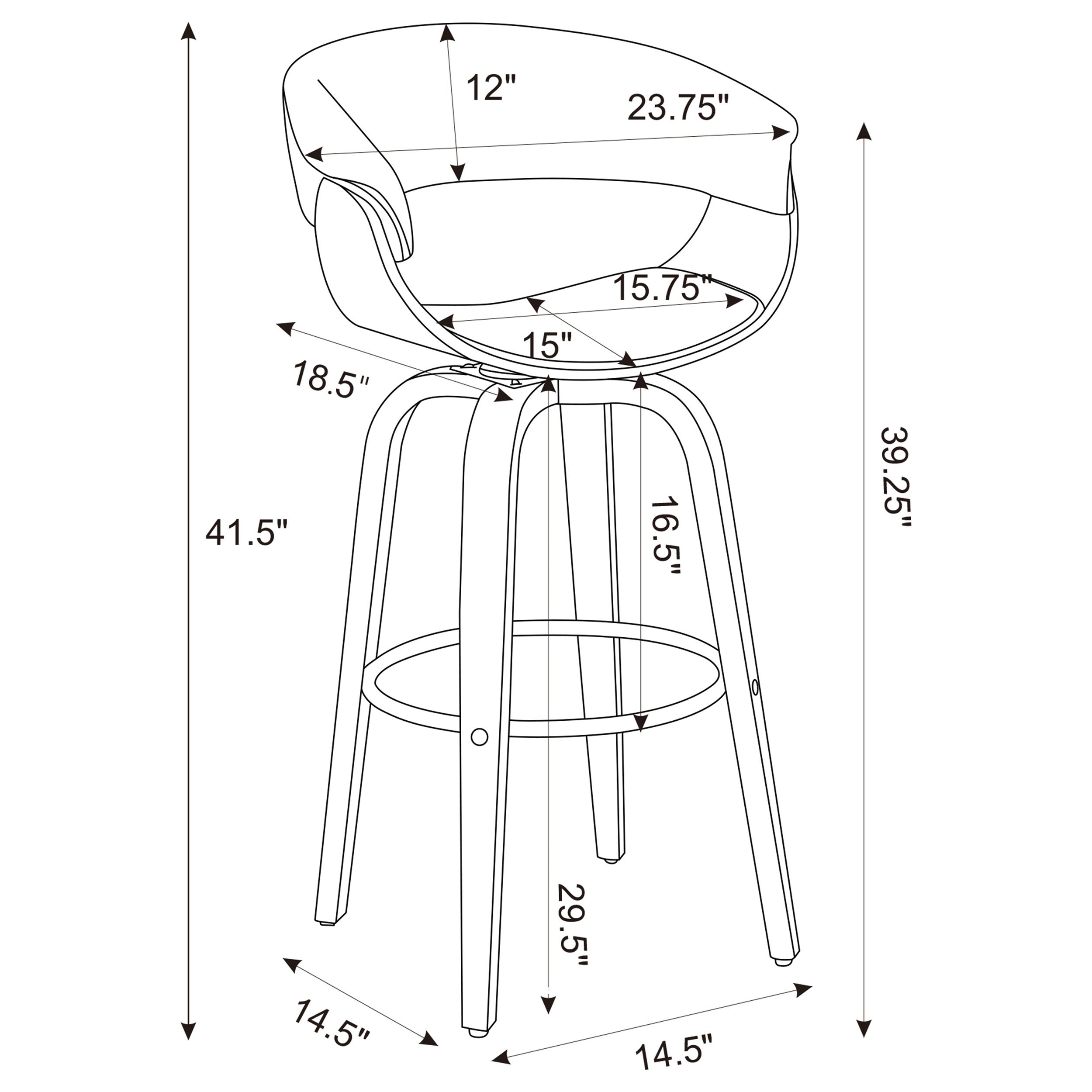 Zion Swivel Bar Chair