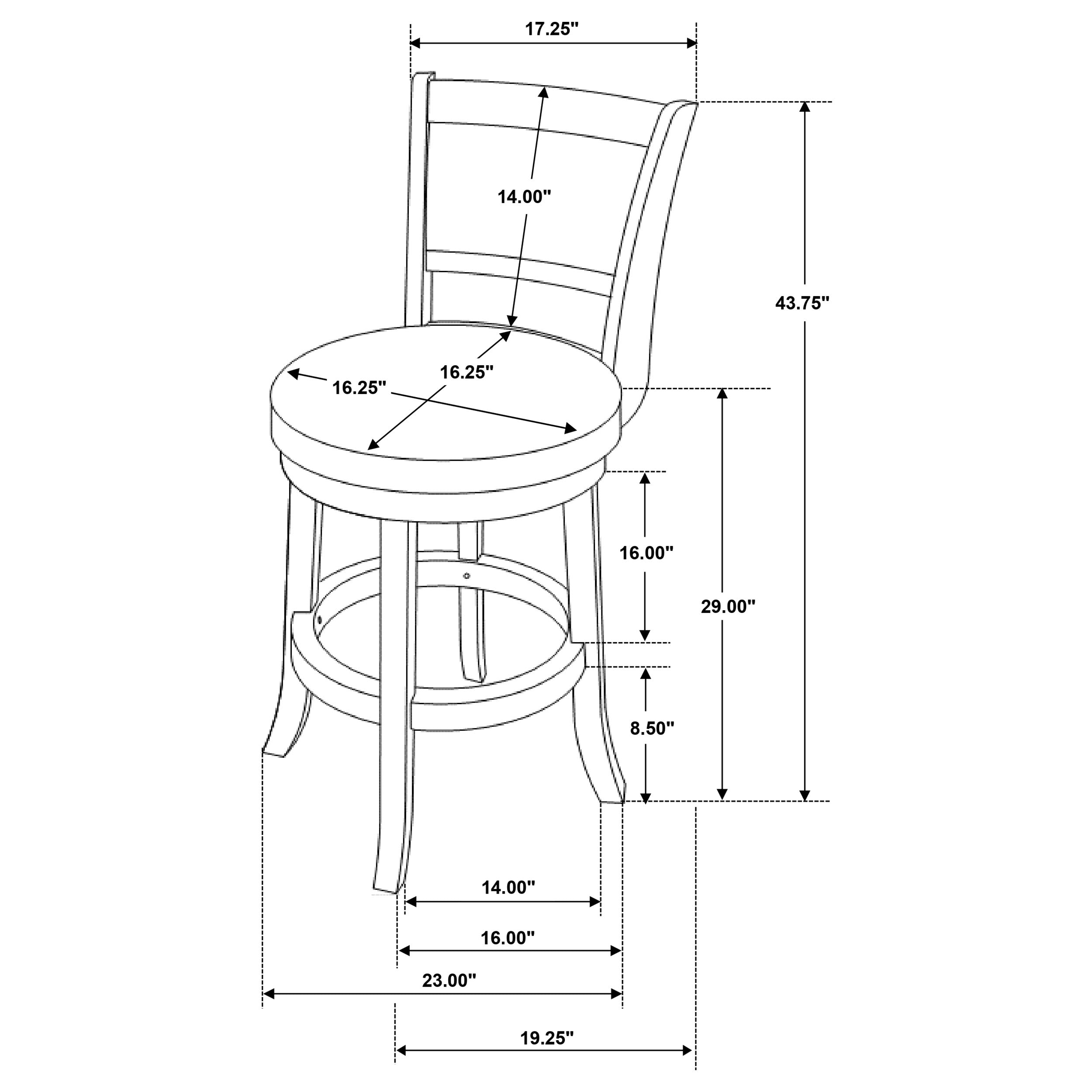 Broxton Swivel Bar Chair