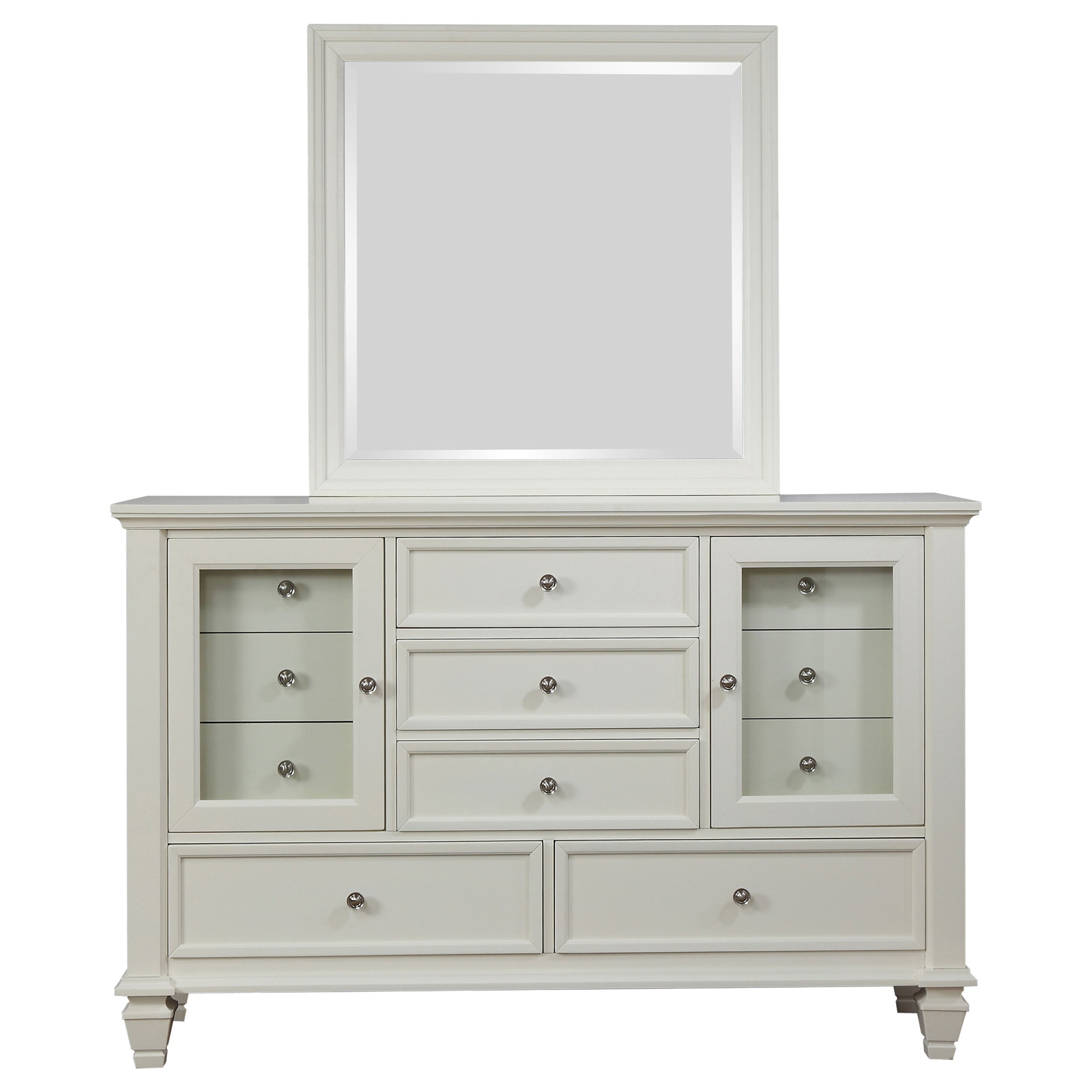 Sandy Beach Dresser with Mirror