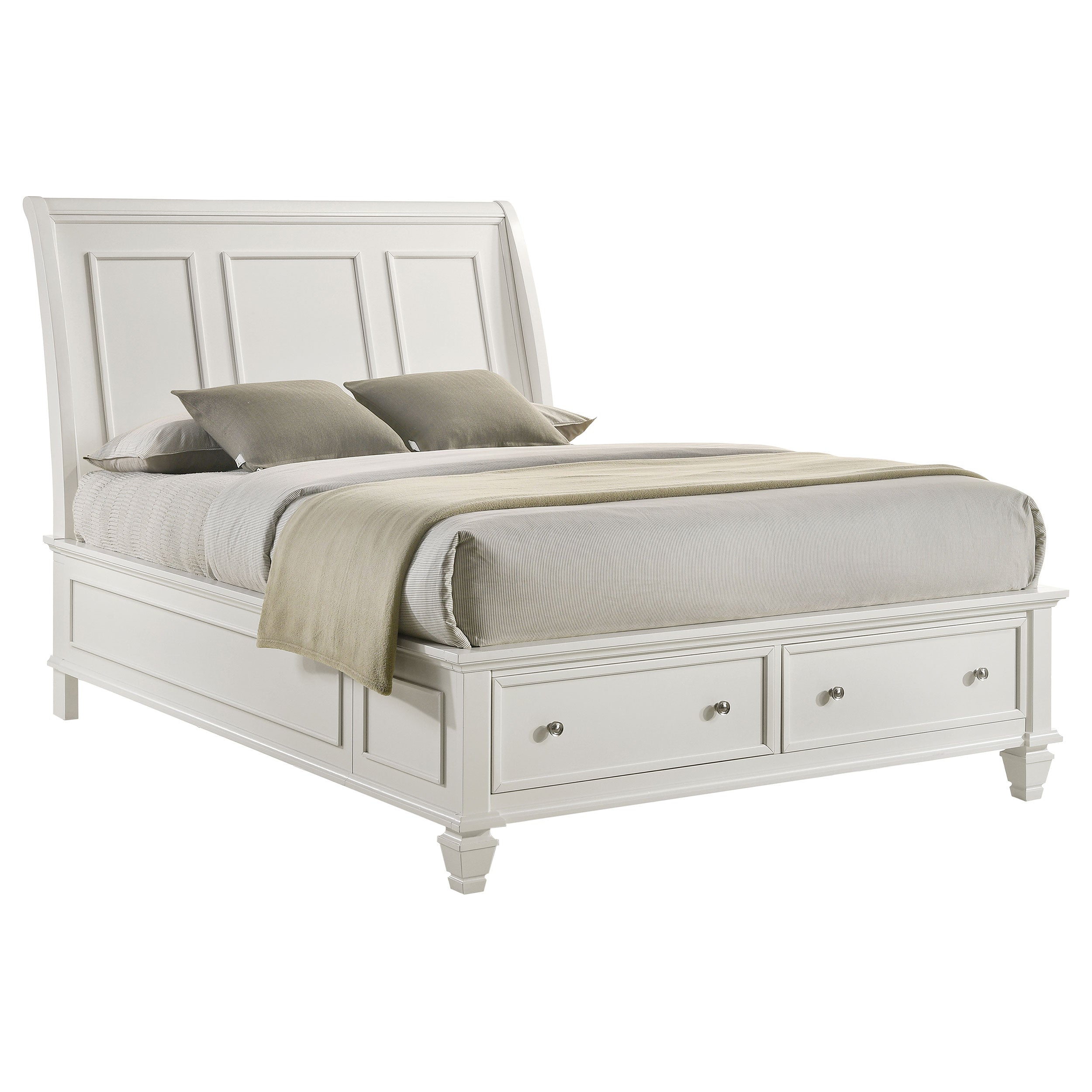 Sandy Beach Panel Platform Storage Bed
