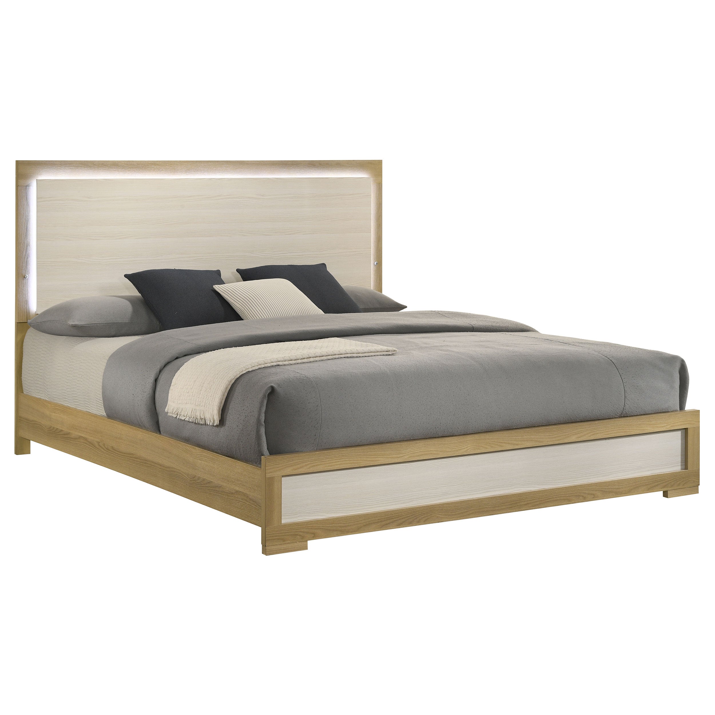 Hyland Panel Bed with LED Lighting