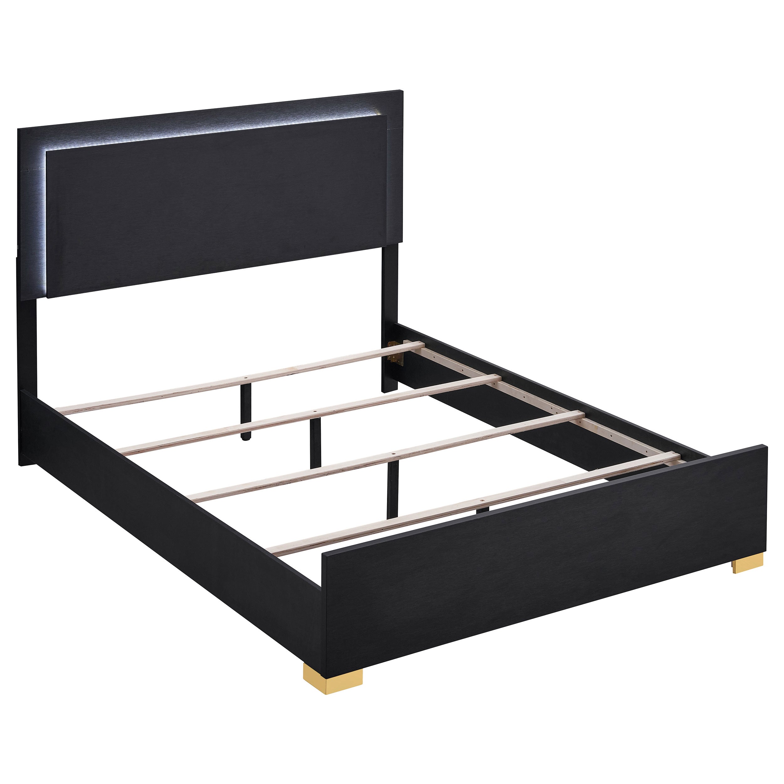 Marceline Panel Bed with LED Lighting
