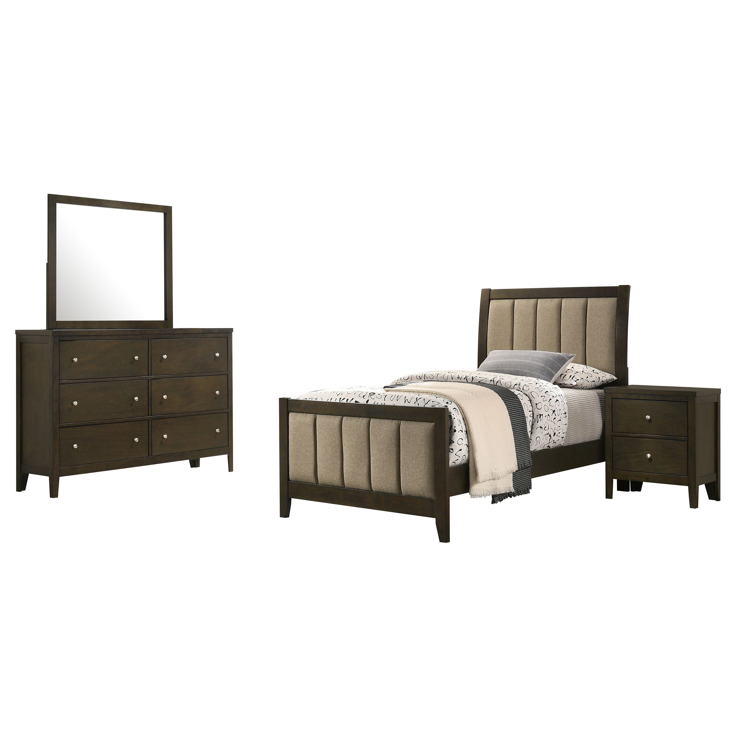 Wilkes 4 & 5 Piece E.King, Queen, Twin, & Full Bedroom Set