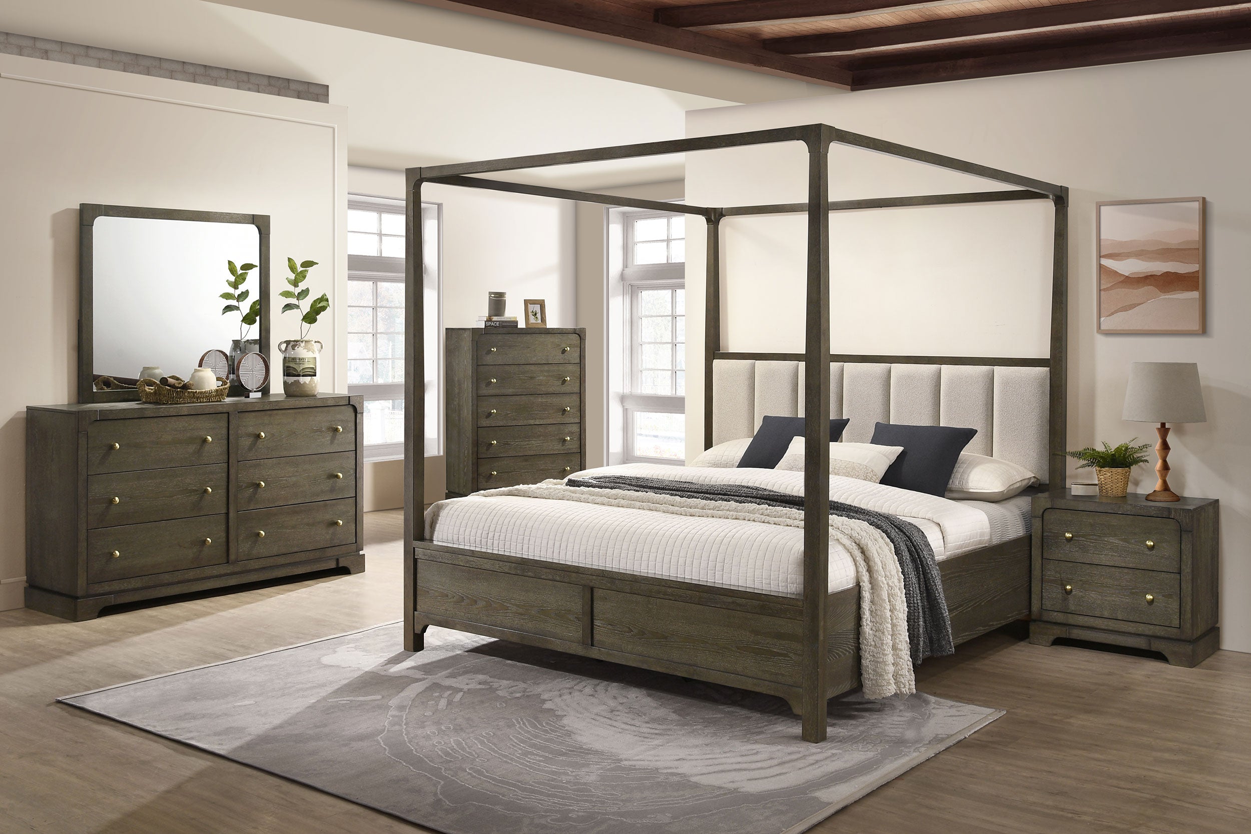Gran Park Canopy Panel Bed
