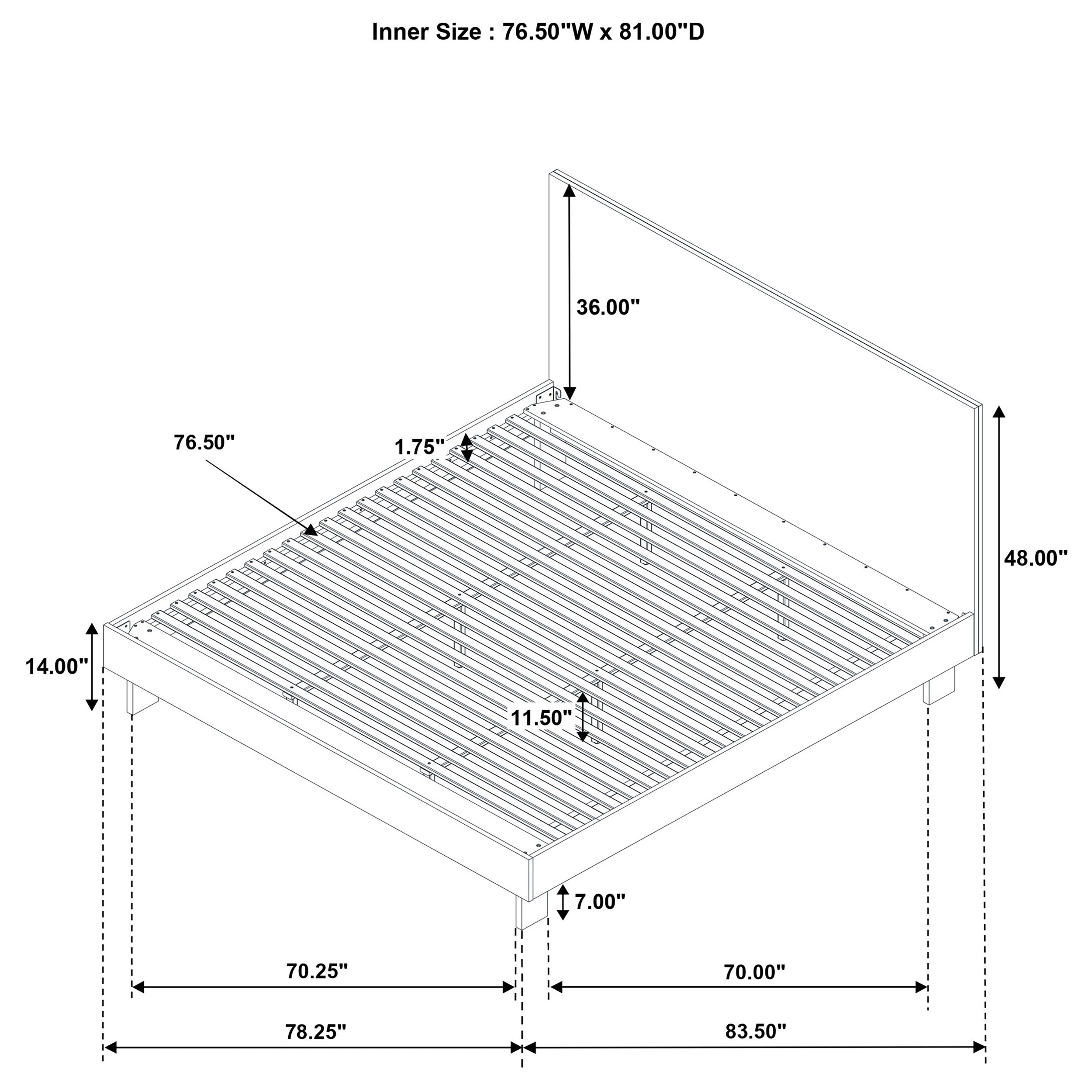 Glenwood Panel Platform Bed