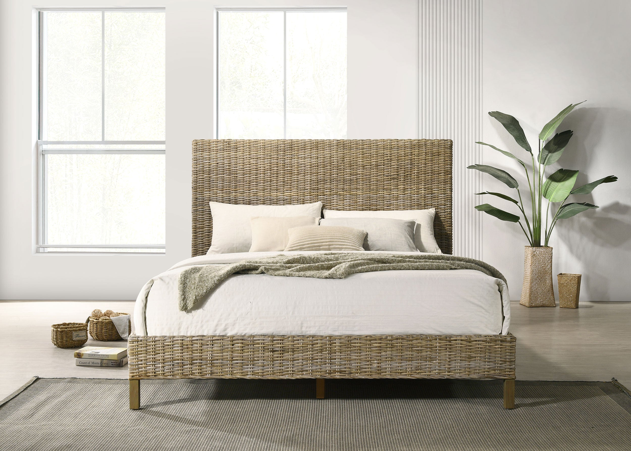 Zyla California King, E.King, & Queen Bed