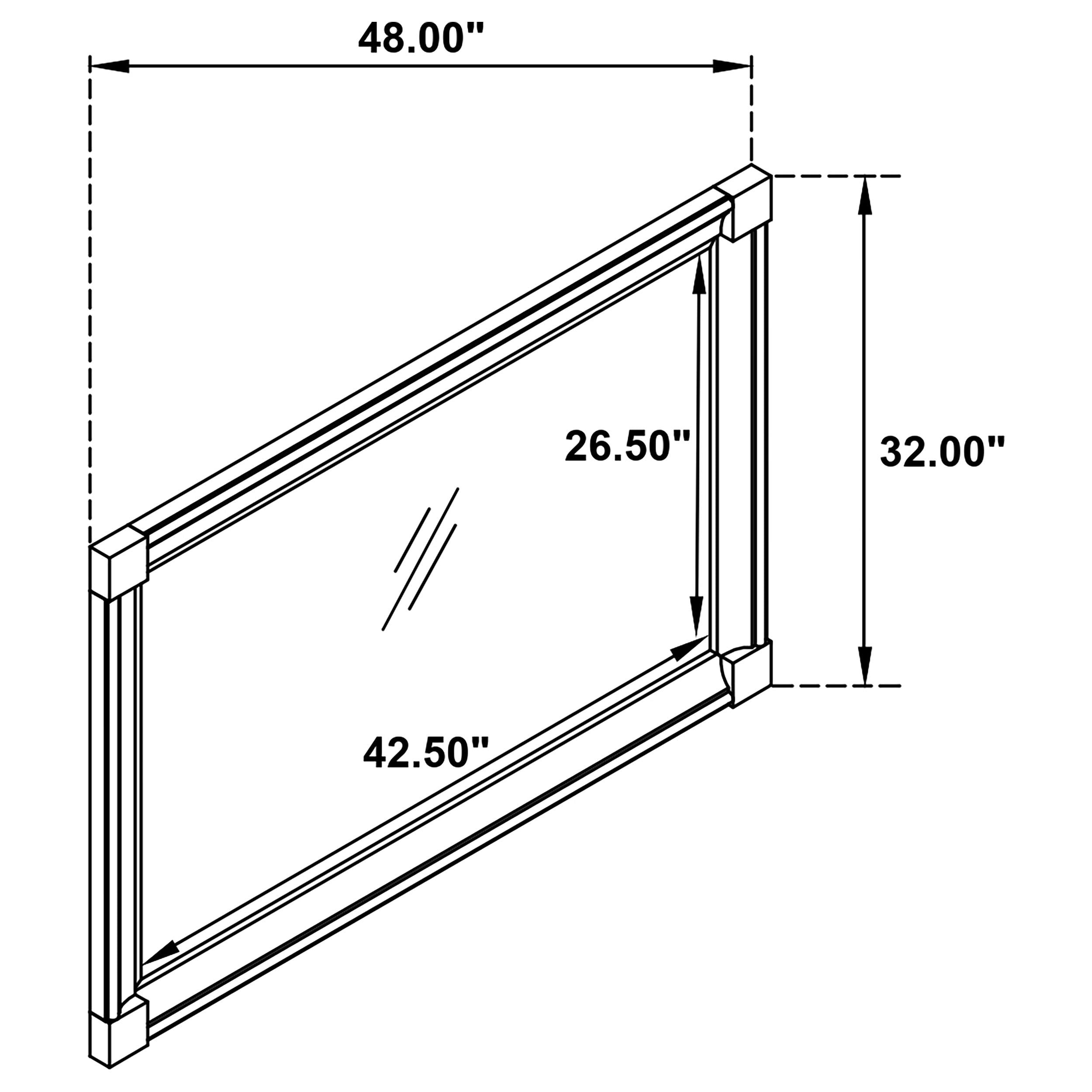 Devon Bedroom Set Wine Red and Dark Oak