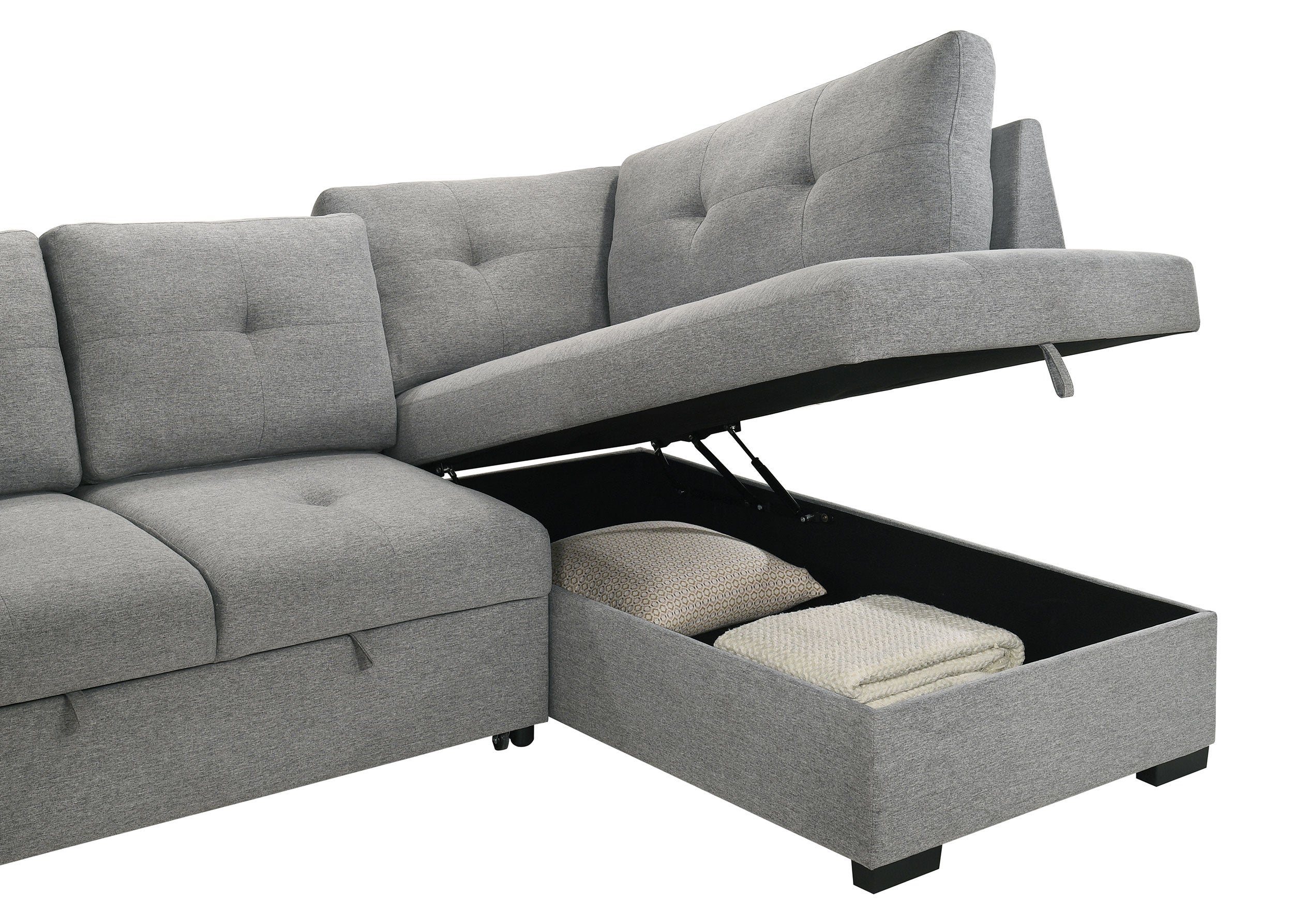 Roanne Pull-Out Sleeper Sectional Sofa