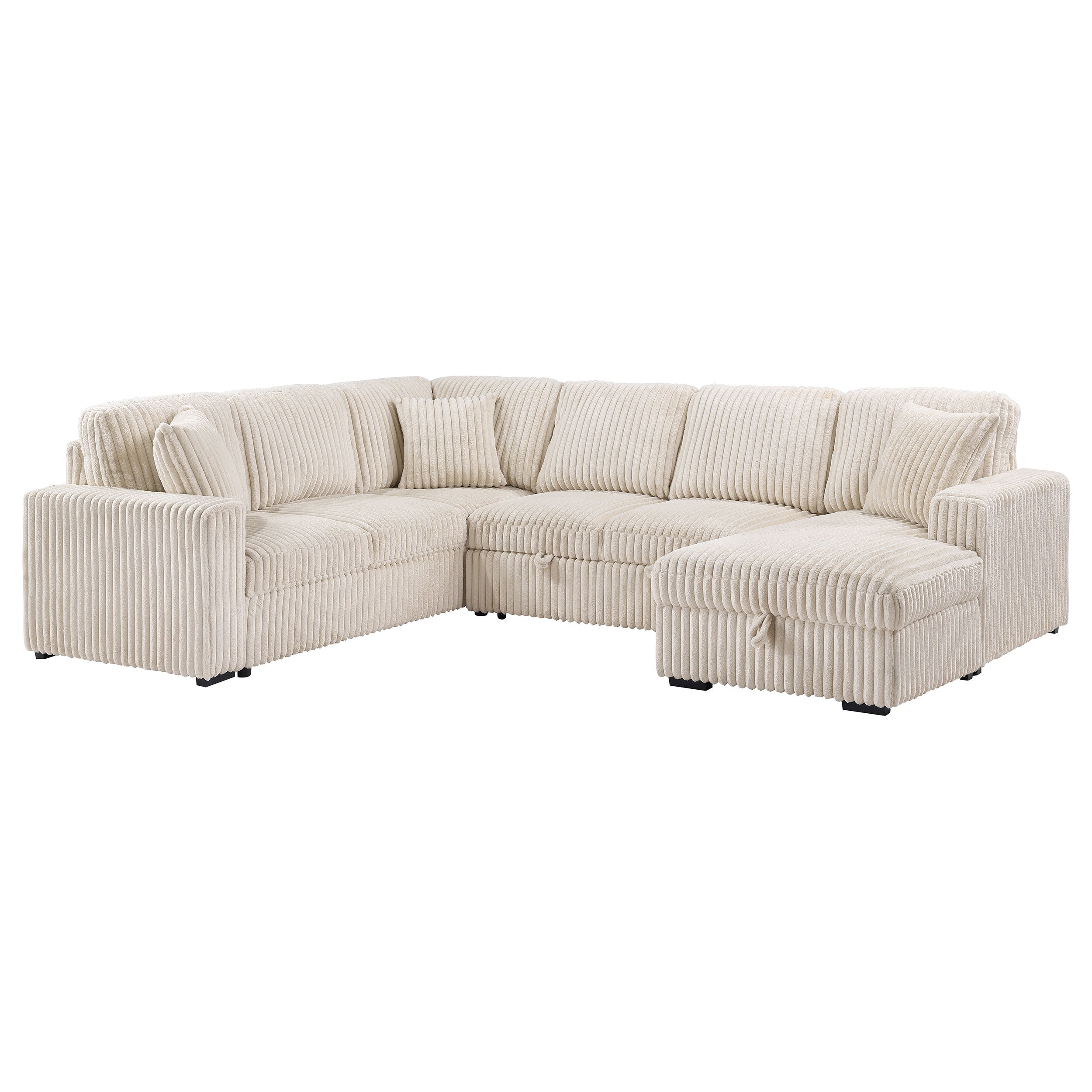Devonshire Pull-Out Sleeper Sectional Sofa