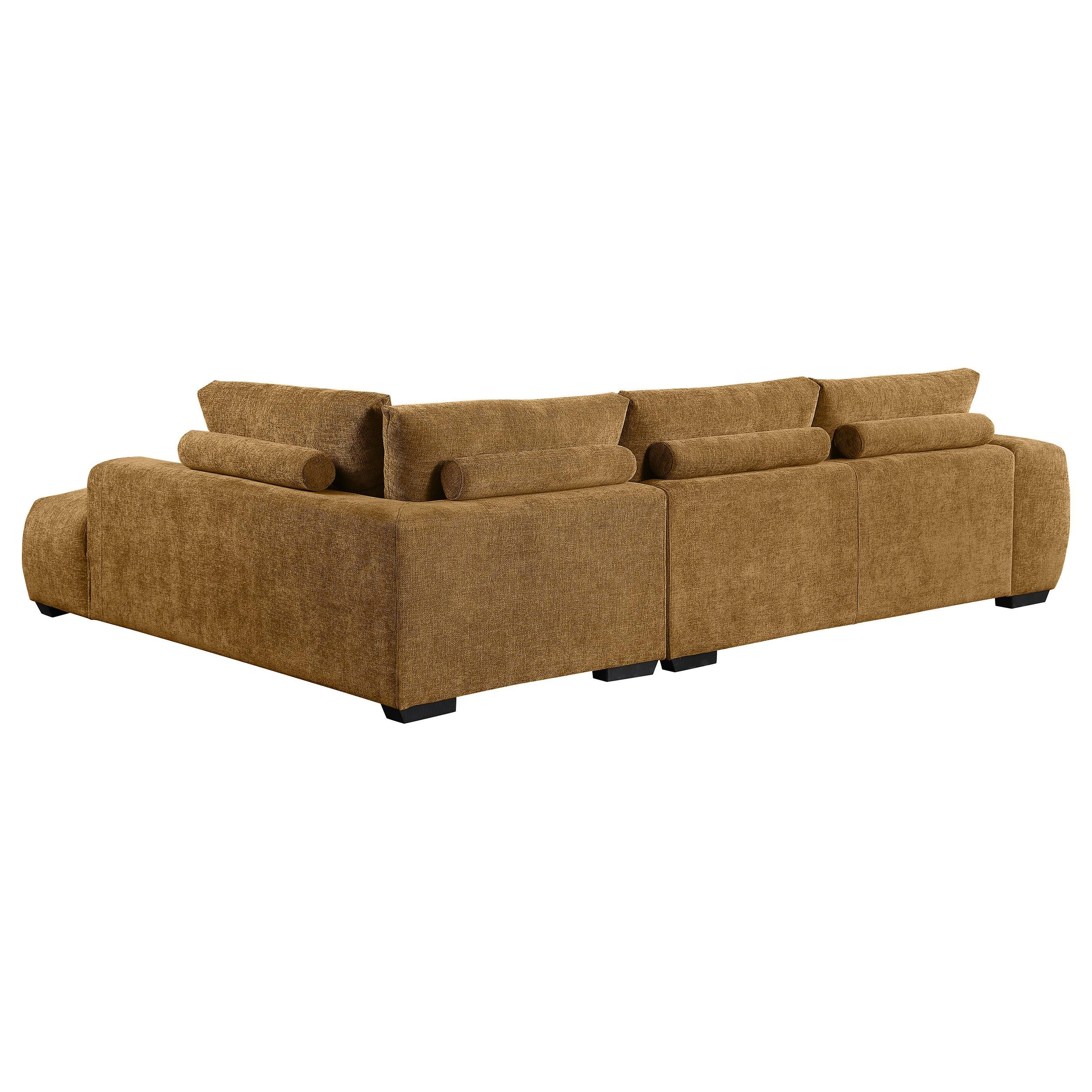 Camacho Upholstered Sectional Sofa with Ottoman Set