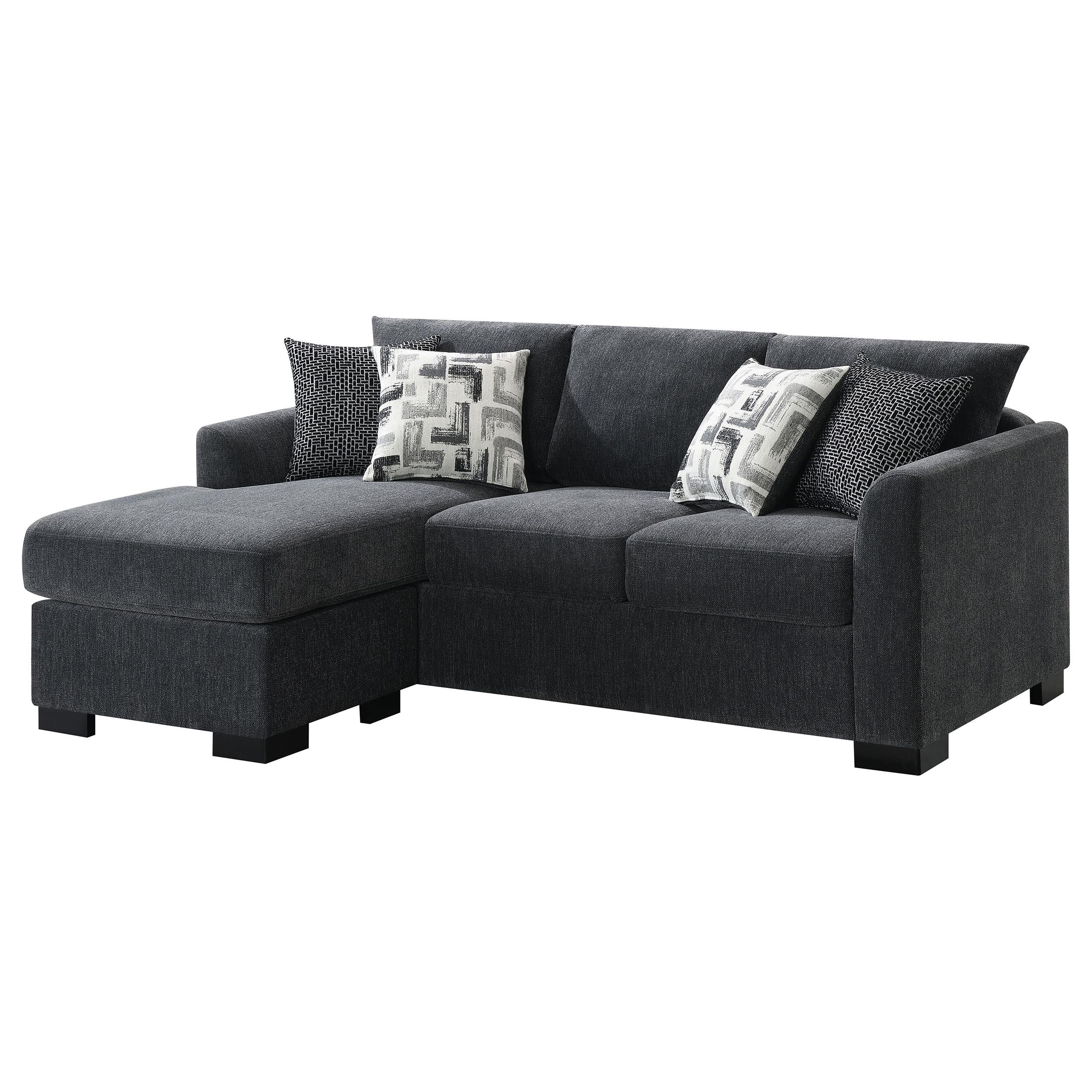 Storey Upholstered Sleeper Sectional Chaise Sofa