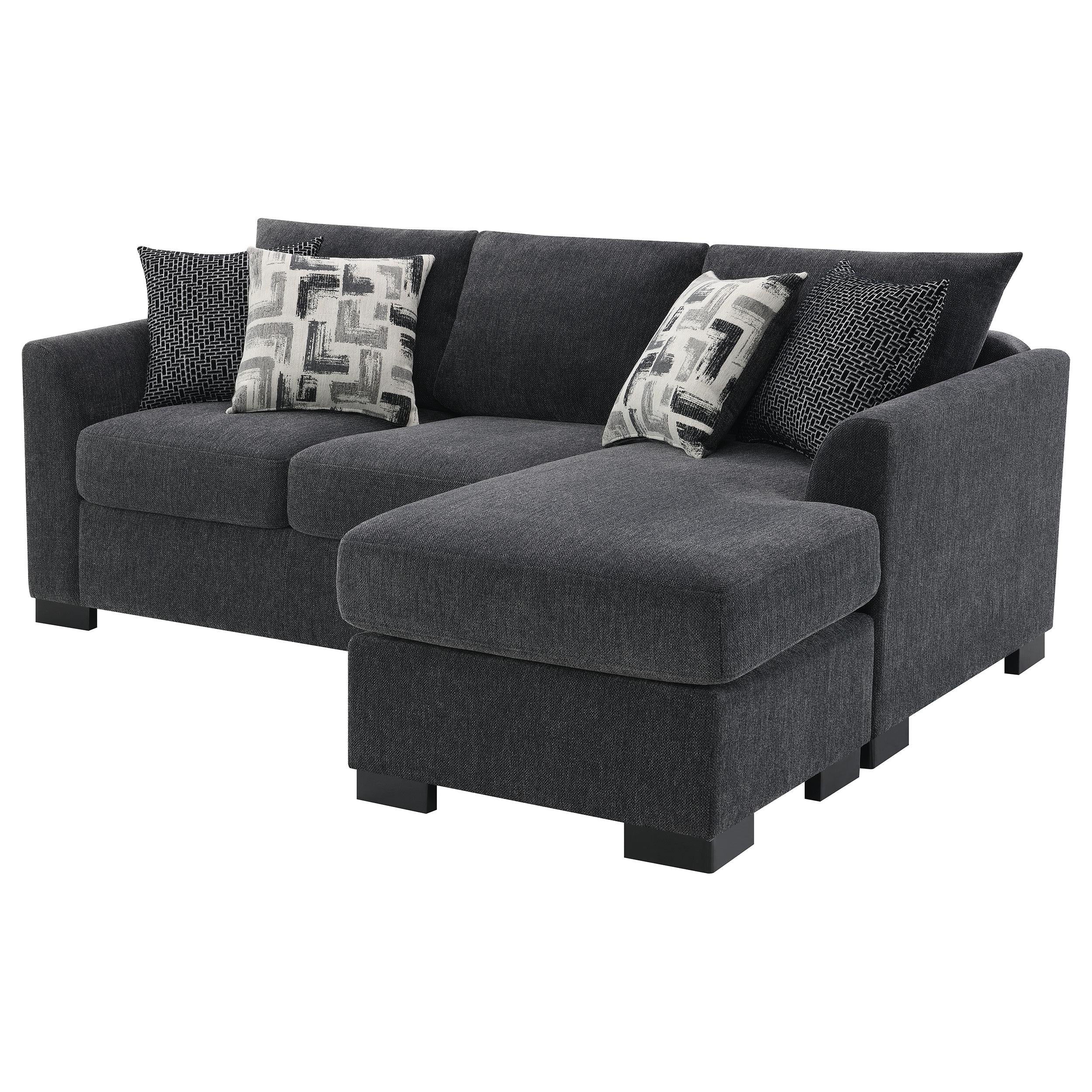Storey Upholstered Sleeper Sectional Chaise Sofa