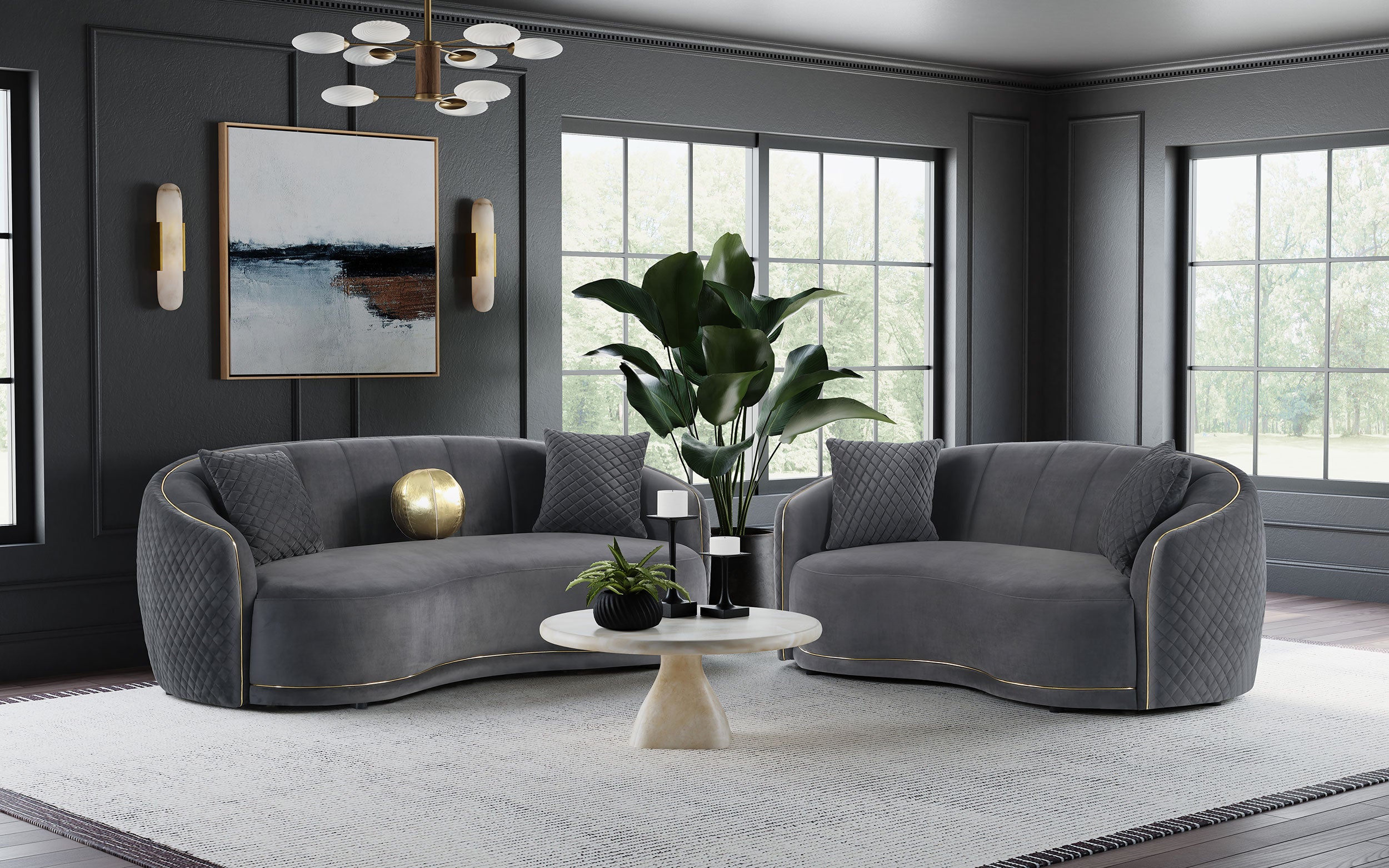 Brookside Sofa Set