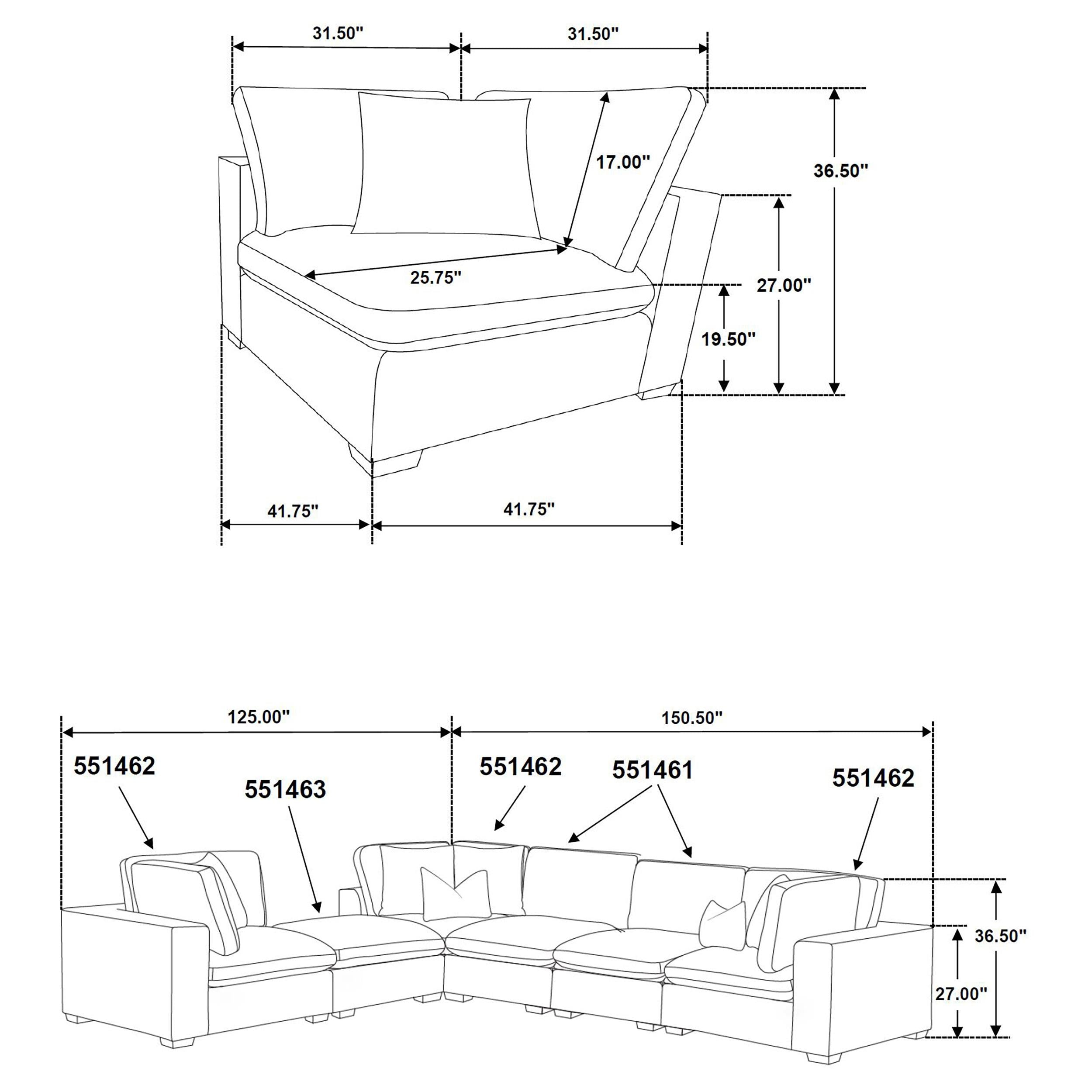 Lakeview Upholstered Modular Sectional