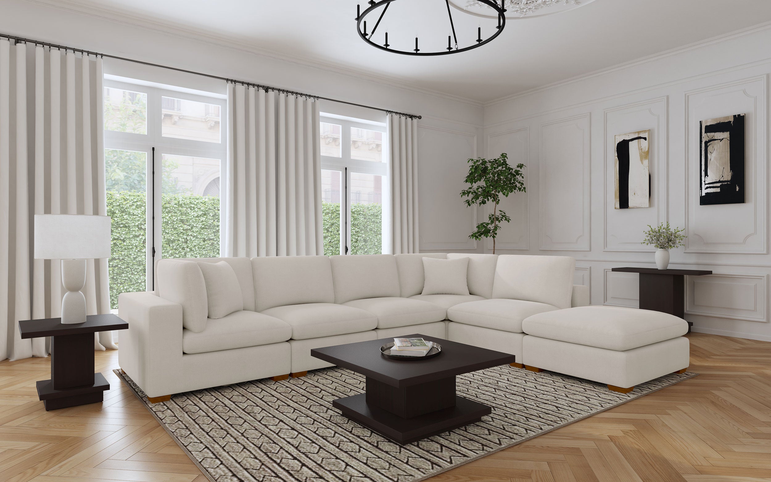 Lakeview Ottoman