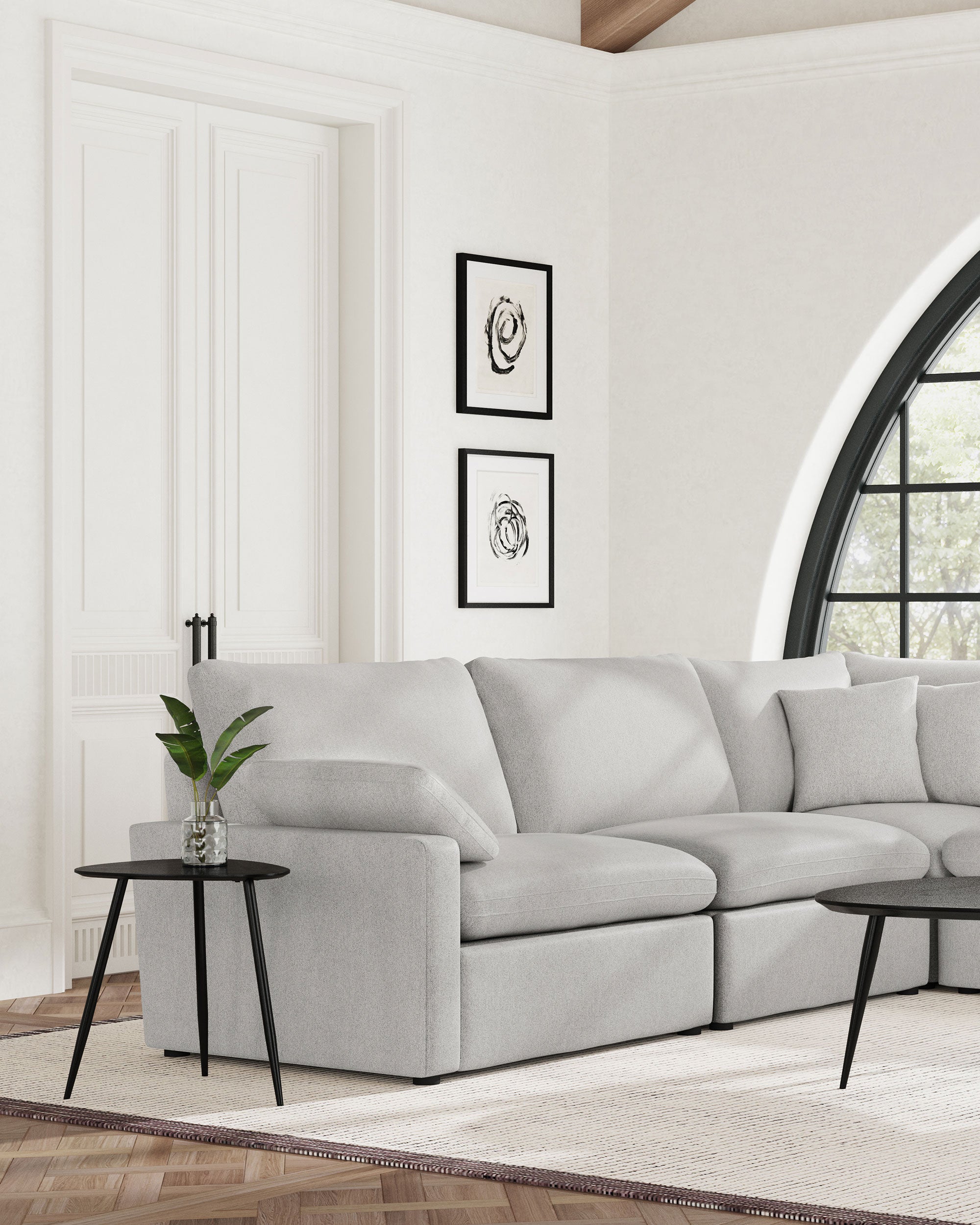 Collins Reclining Sectional Chair & Corner Chair
