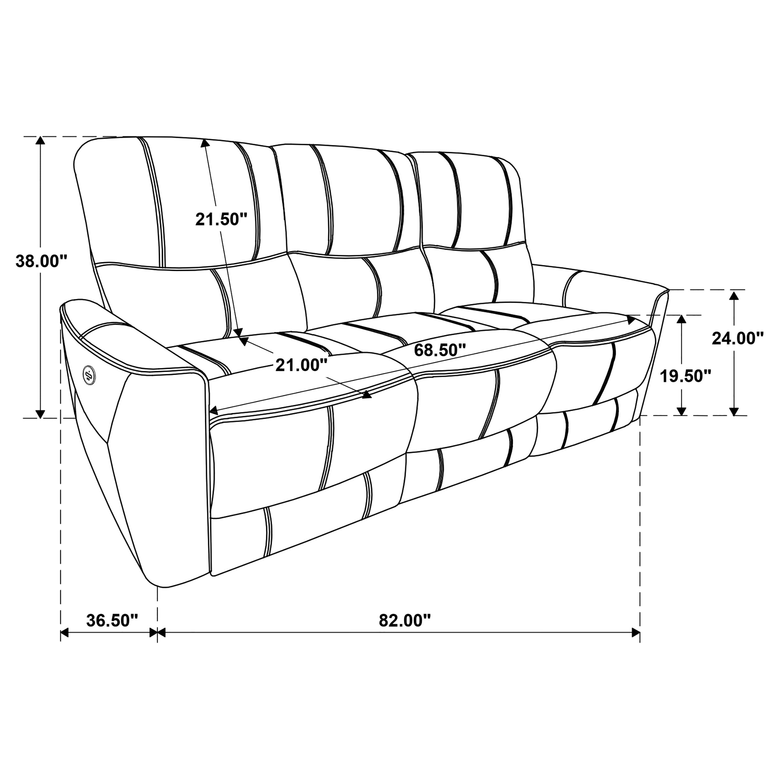Greenfield Power Reclining 3 Pc Set