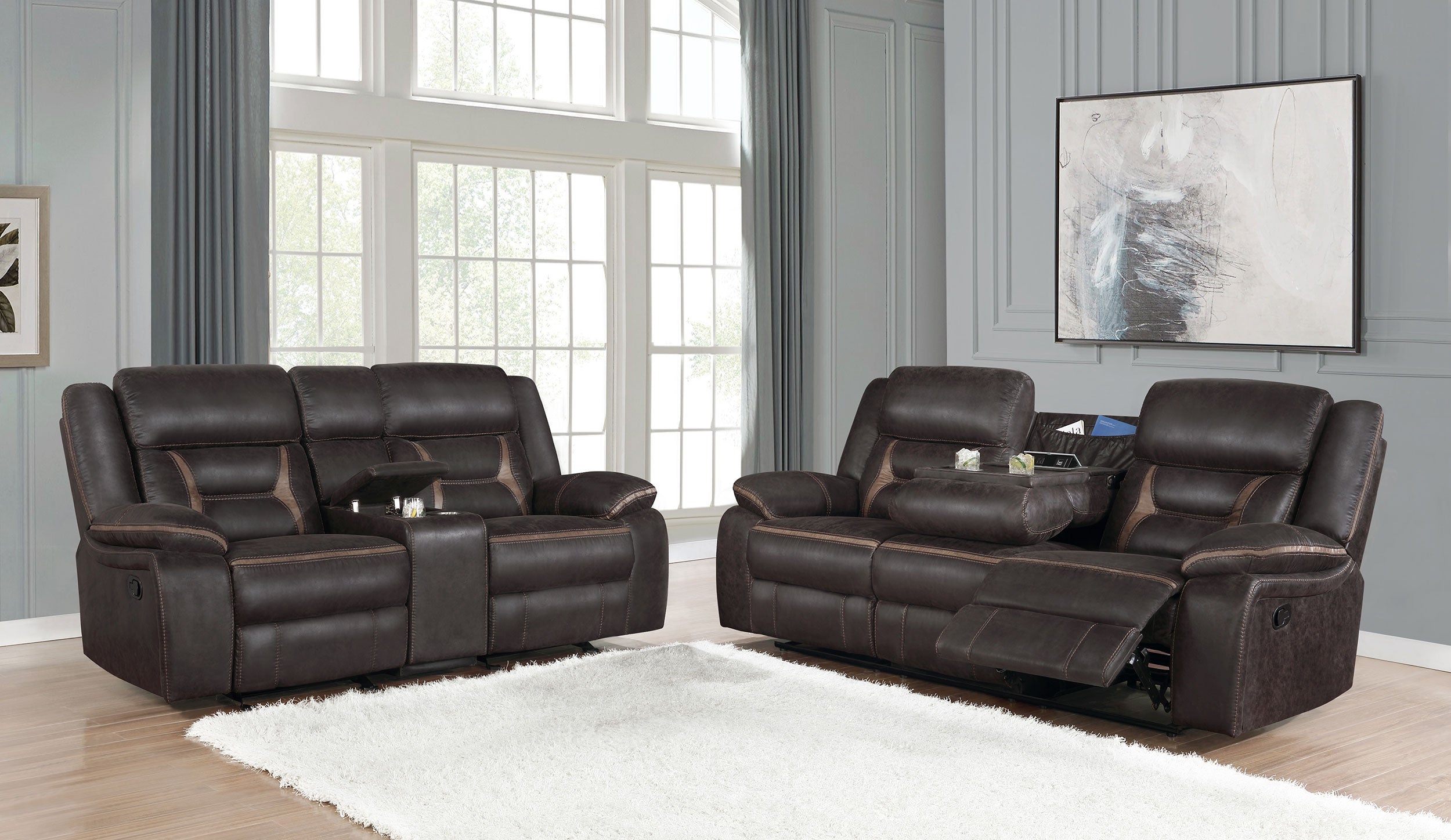 Greer Reclining Sofa Set