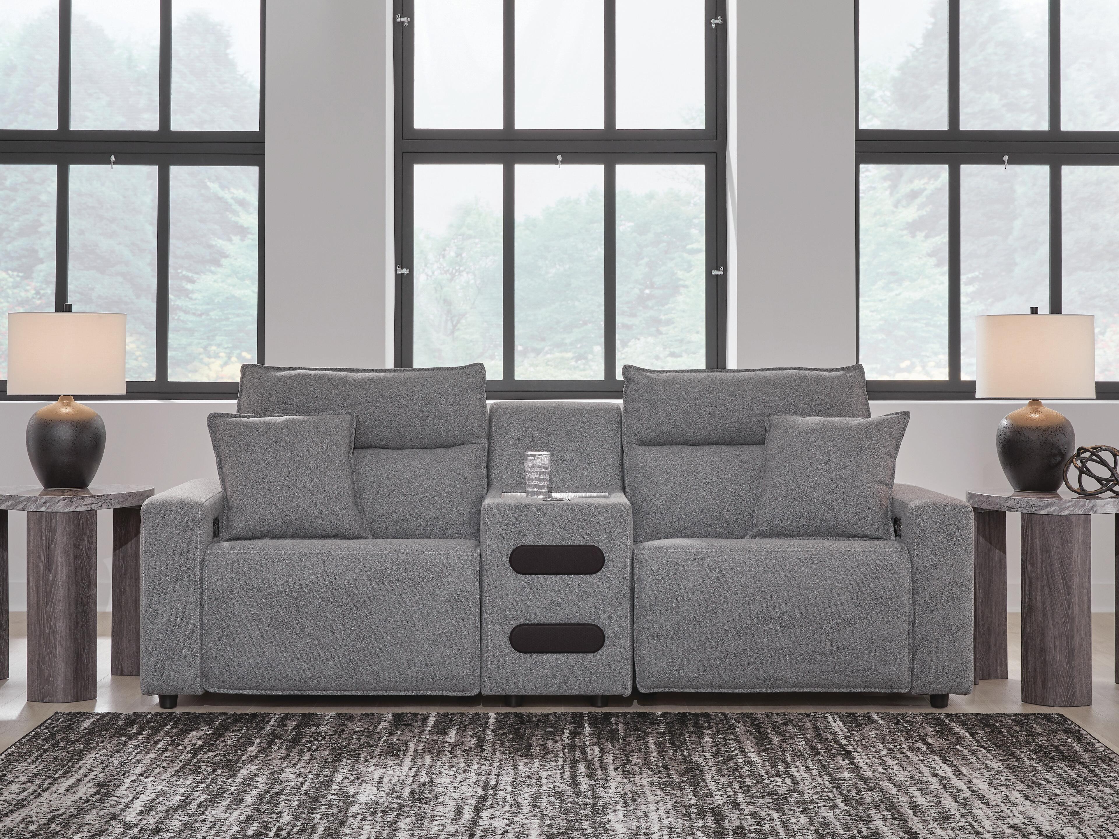 Modmax II Power Reclining Sectional with Audio Console