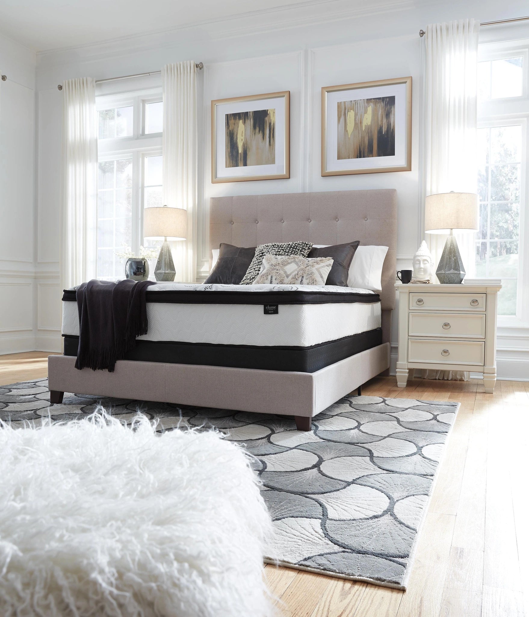 Chime 12 Inch Hybrid Mattress in a Box
