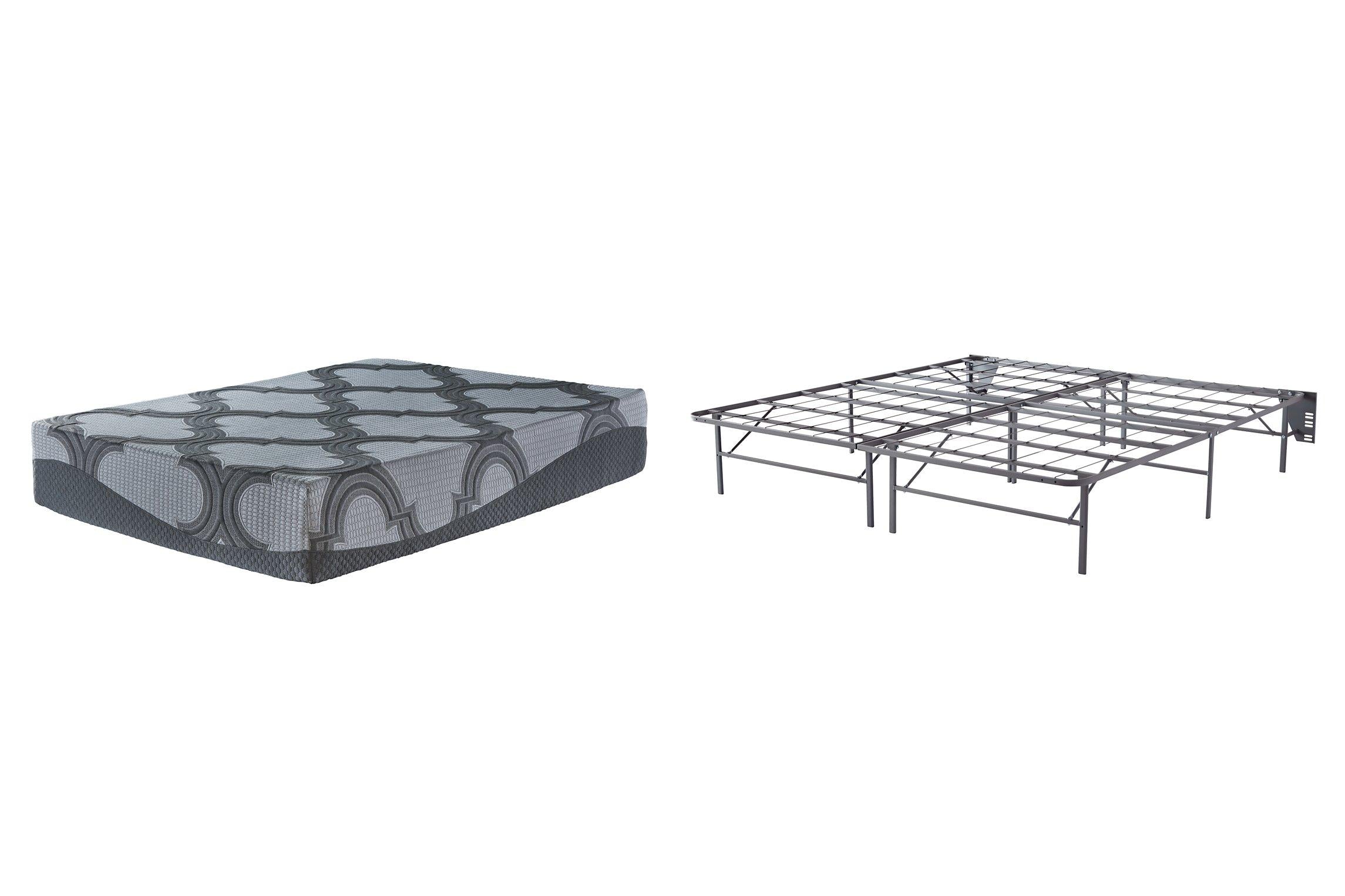 12 Inch Ashley Hybrid King Adjustable Base and Mattress image