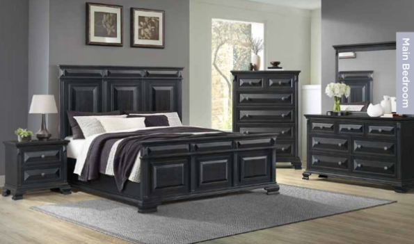 Bridgestone Black Bedroom Set