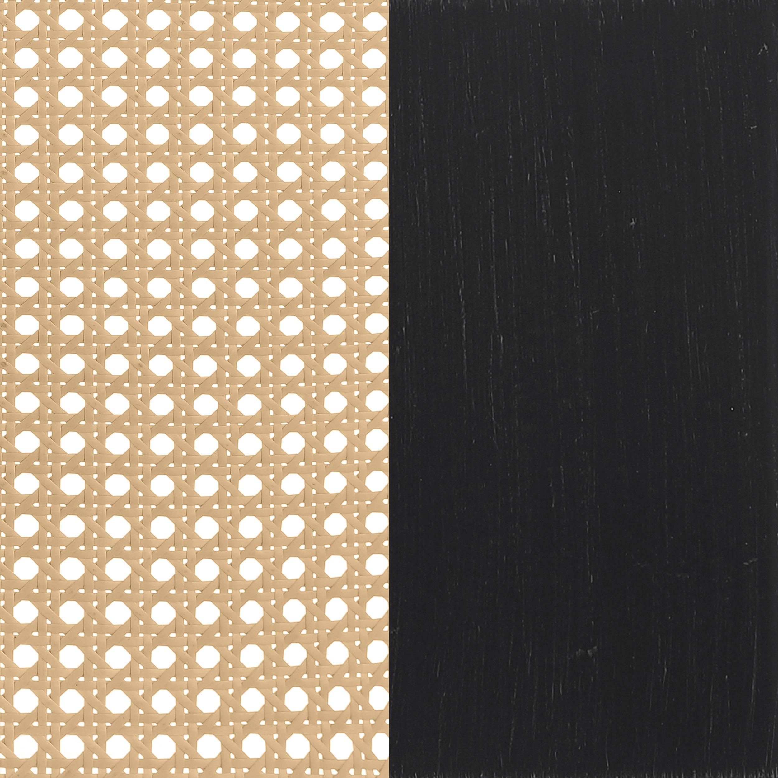 Lanewood Eastern King & Queen Bed Black & White