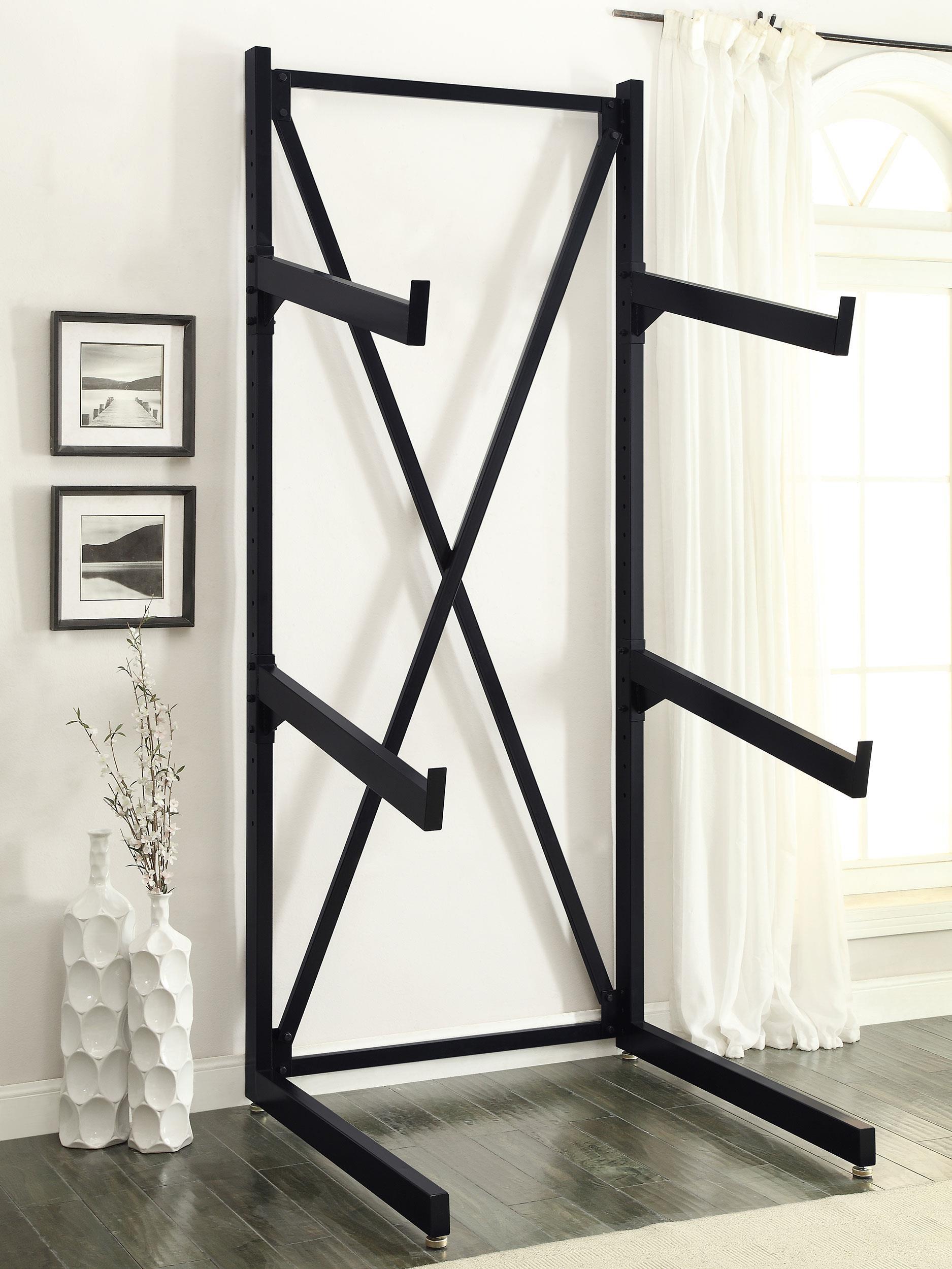 Duarto 3-tier Sofa Display Rack Black image