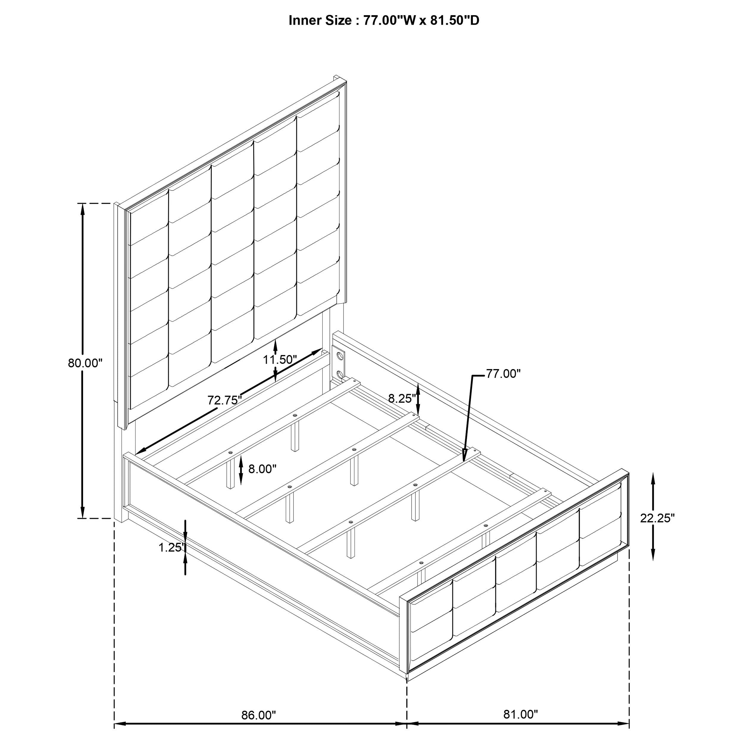 Durango Panel Bed