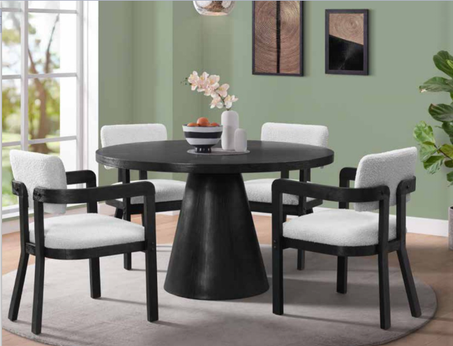 Portland Black Dining Set