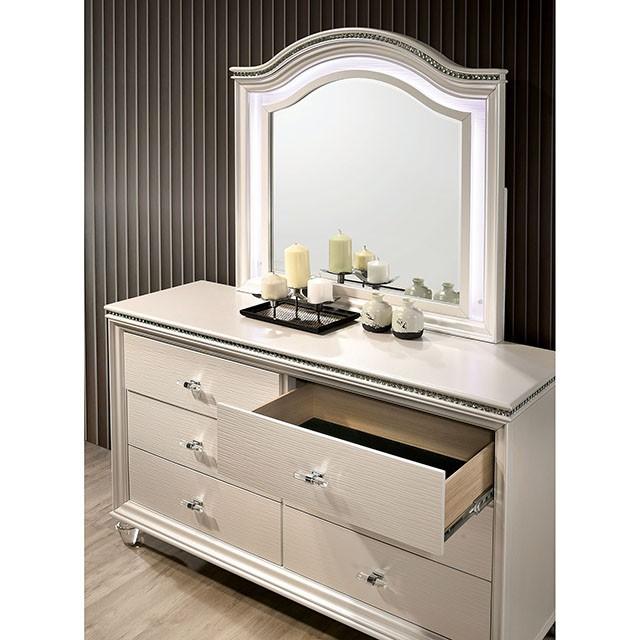 ALLIE Dresser Beige & Rose Gold