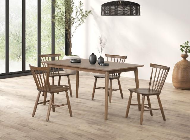Beale Dining Table Walnut & Black