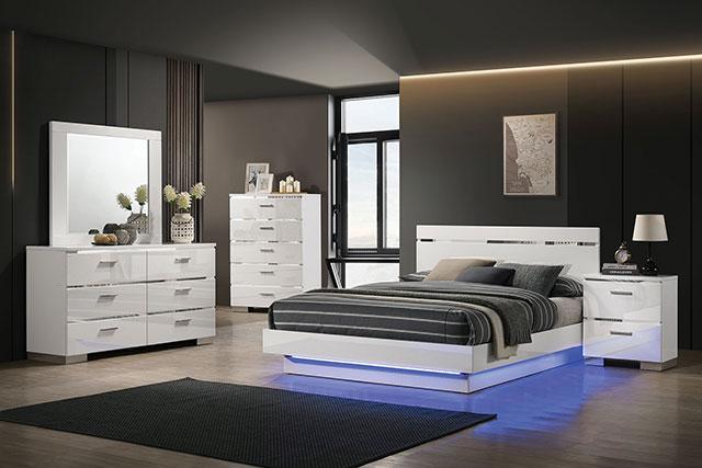 Erlach Bed Black & White