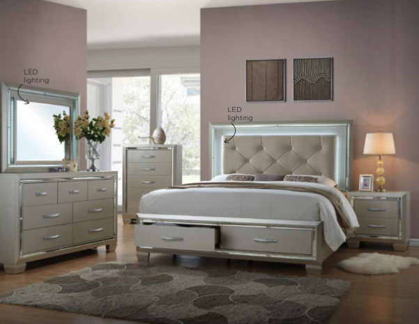 Platinum Bedroom Set