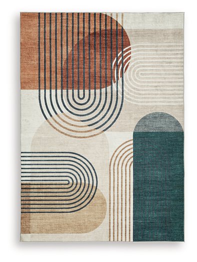 Farrendale Washable Area Rug