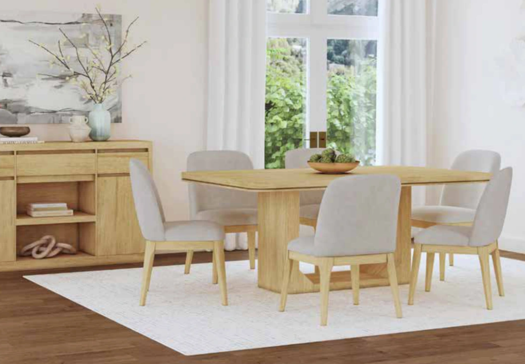 Rosalie Natural Dining Set