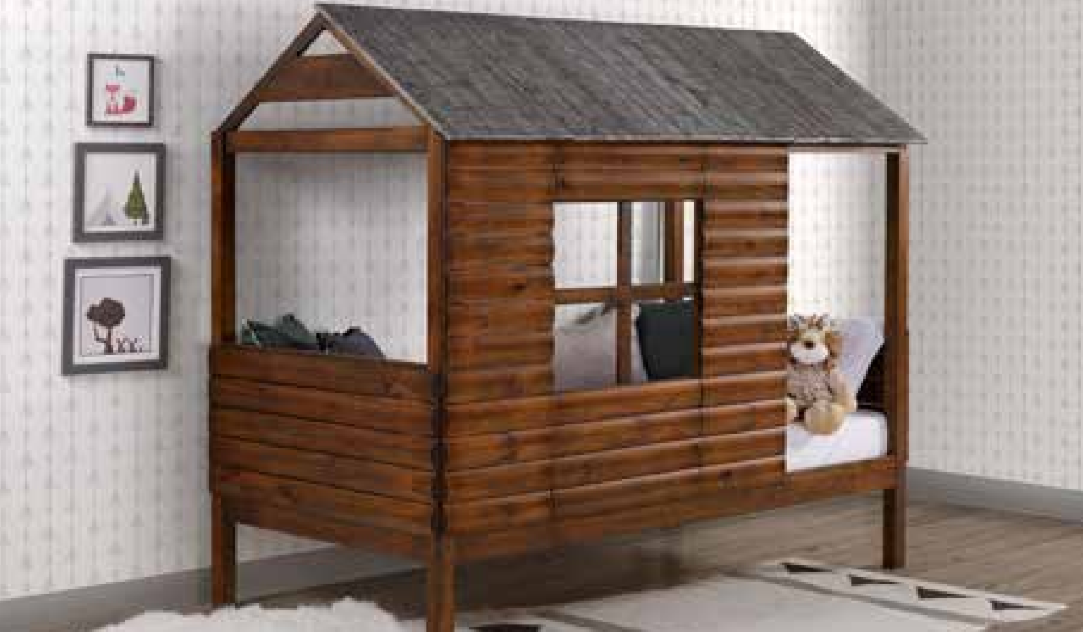 Log Cabin Bed