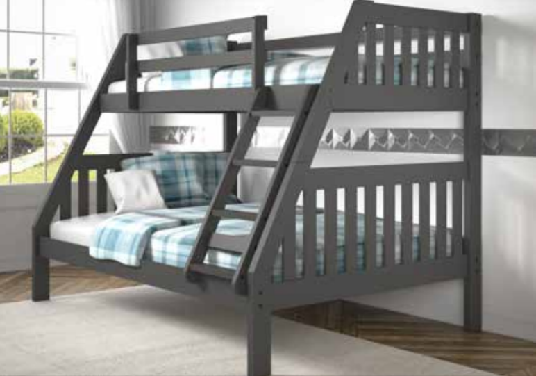 Dark Grey Mission Bunk Bed