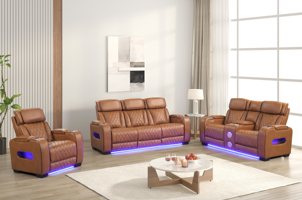 Titan Brown Reclining Set