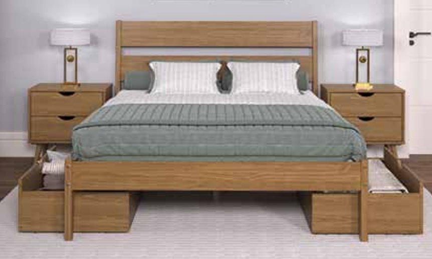 Bed with Storage Option