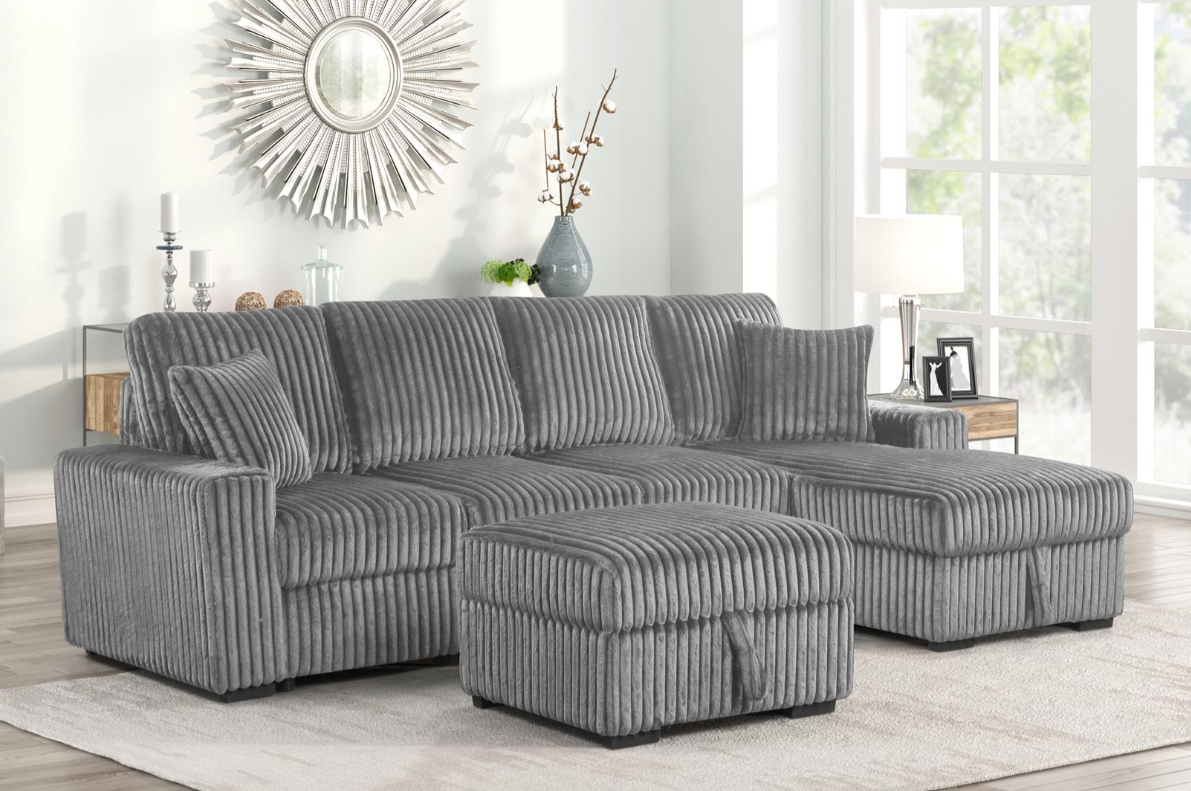 Cozy Sectional with Ottoman