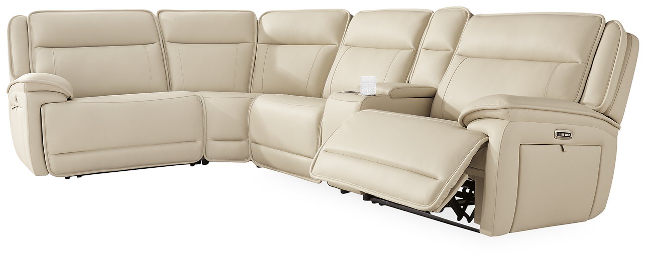 Double Deal Reclining Sectional with Console