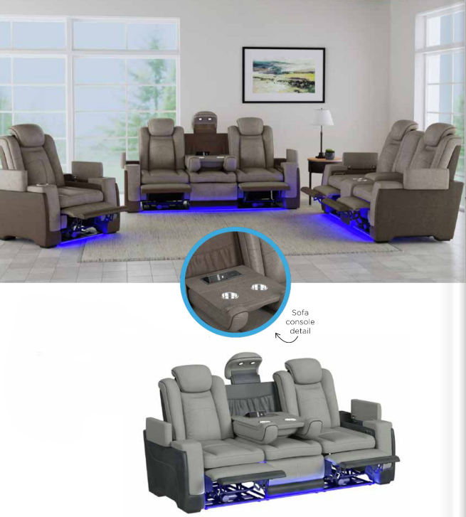 Lantana Power Reclining Set