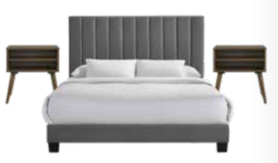 Coyote Bed w/2 End Tables