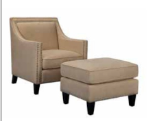 Erica Chair with Ottoman