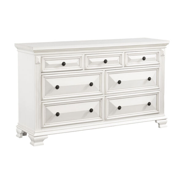 Calloway Antique White Bedroom Set