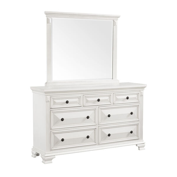 Calloway Antique White Bedroom Set