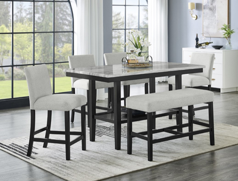 Marbel Counter Height Dining Set