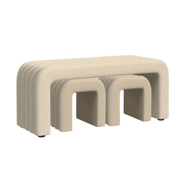 Seqouia Bench w/Stools