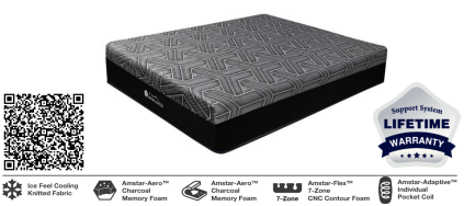Wave Cooling Hybrid Plush Mattress